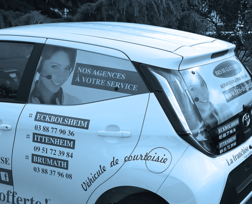 MARQUAGE VEHICULE ADHESIF